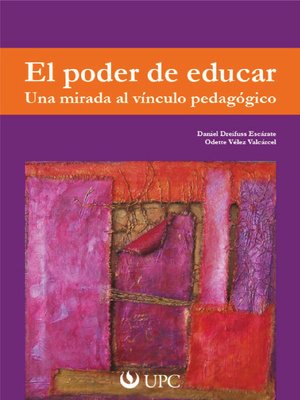 cover image of El poder de educar